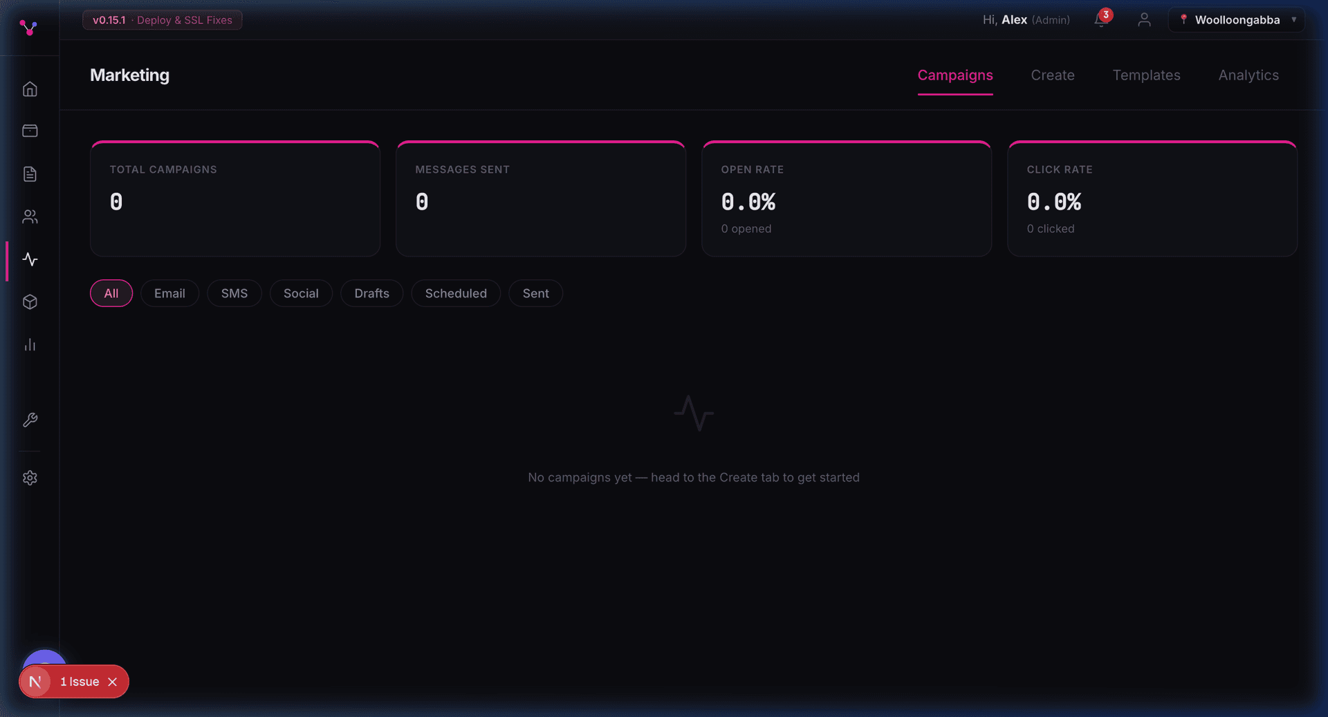 GraphRetail auto marketing — AI-powered email campaigns, segmentation, and branded templates